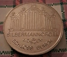Münze Silbermannorgel Schloß