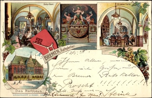 Wappen litho hansestadt - wappen,
