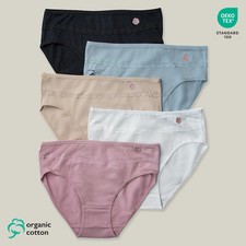 5er Set Damen Slips Slip BIO