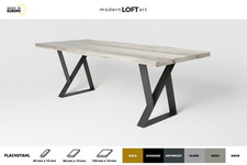 2x TISCHBEINE TISCHGESTELL