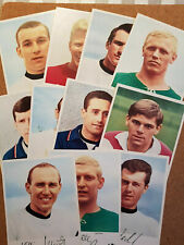 11 Sammelbilder Postkarten ★★ BERGMANN/KNORR FUSSBALL WM 1966 ★★ ungeklebt & TOP