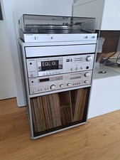 TELEFUNKEN RS100 Vinyl Plattenspieler RC100 RR200 Verstärker HiFi TURM RACK