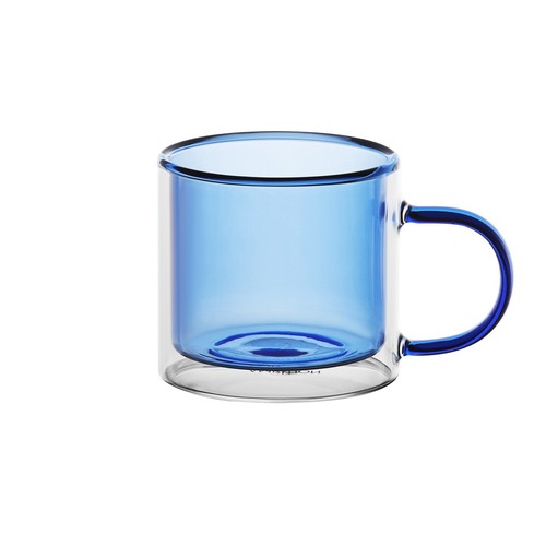 Doppelwandige glas mit henkel - glas,