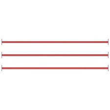 1/2/3x Turnstange 125cm Stahl