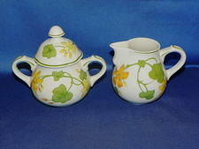 Zuckerdose & Milchkännchen von Villeroy & Boch Geranium