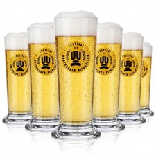 6x Dortmunder Union Bier Glas