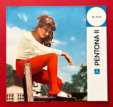 DDR Reklame Falt Prospekt VEB KW DRESDEN 1963 PENTONA II Kamera  ( F22244