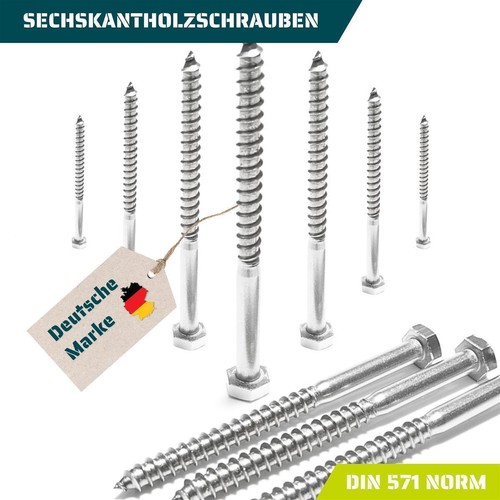 Stk holzschrauben sechskant - holzschrauben,