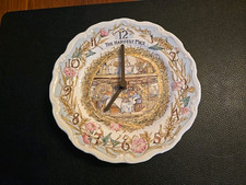 Royal Doulton,Brambly Hedge seltene Wanduhr Jill Barklem  1989 , 1. Wahl TOP!!!