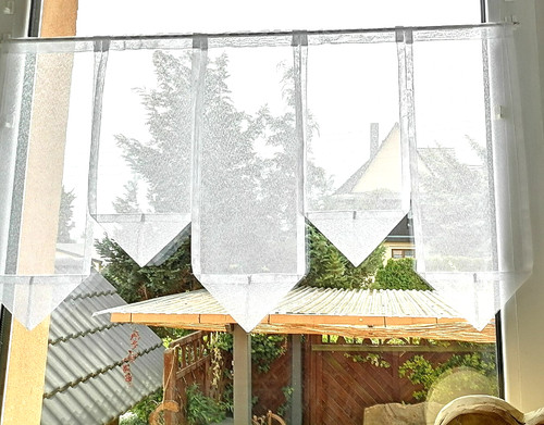 Scheibengardine 100cm l - ,