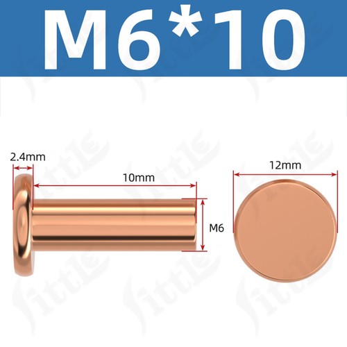 Kupfer nieten ø1 5mm - nieten, 2mm