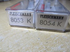 2 Leere N - OVP , FLEISCHMANN  8053 K + 8054 K , Lokal-Personenwagen  "Edelweiß"