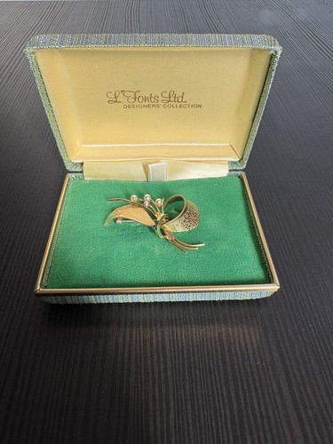Vintage gold plated ribbon - gold,