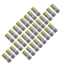 30x Cabelcon F-6-TD 4.9 F-Kompressions Stecker Profi F-Stecker 7mm