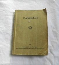 Postleitzahlen Verzeichnis /