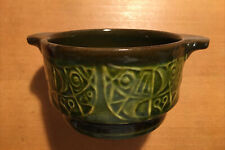 Keramik WAKU Suppenteller oliv grün 60er 70er Vintage SEHR RAR