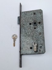 altes DDR Haustür-Einsteckschloss/Zylinderschloss Din rechts 