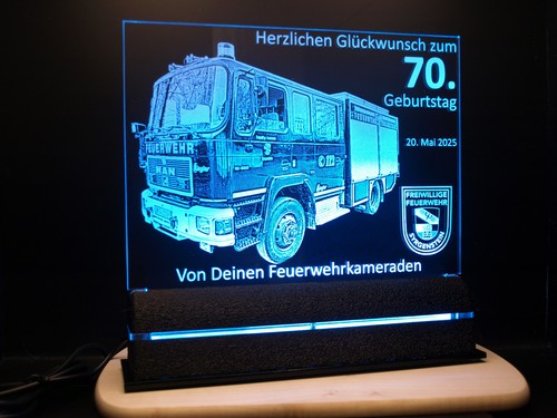 Feuerwehr geschenk led - feuerwehr,