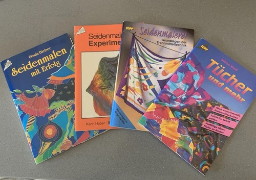 Konvolut bücher seidenmalerei - konvolut,