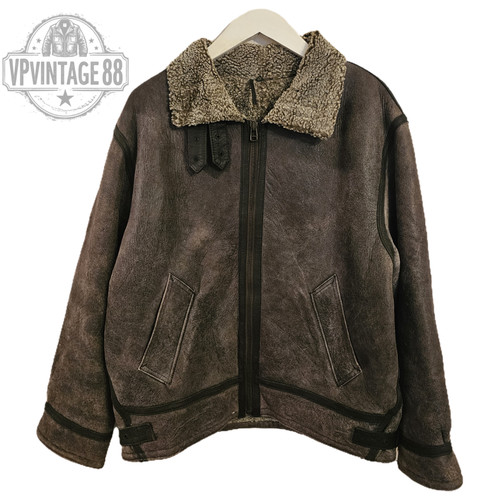 Vintage braun shearling - b3,
