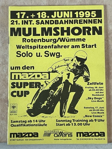 Programmheft speedway sandbahn - programmheft,