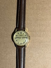  Pallas Ormo Damen Armbanduhr – Handaufzug, Goldfarben, Lederband, Läuft