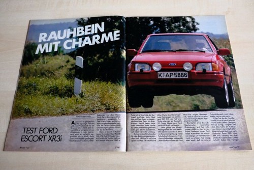 Mot 1987 ford escort xr3i - escort,