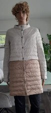Milestone Steppmantel Wendejacke Daunen&Federn Beige / Blau Größe 38 *NEUWERTIG*
