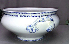 Antike Suppenterrine, Französische Schüssel um1885 U&C Sarreguemines France K664