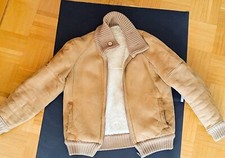 Vintage Lammfelljacke Jacke Schaffell Lammfell S Mantel 70er Kult echt Leder XS