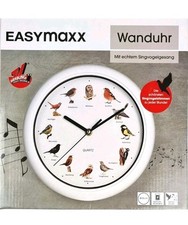Singvogel Wanduhr mit 12