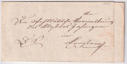 Vorphilatelie amtsbrief von - amtsbrief,