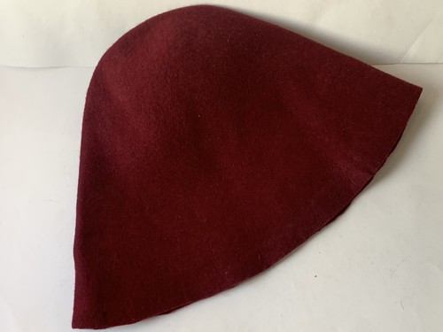 Hutstumpe weinrot wollfilz - hutstumpe,