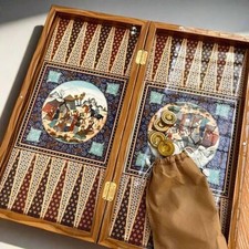 Backgammon Set Handarbeit