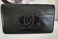 Chanel Portemonnaie Geldbörse mit Kettenlogo