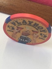 Palms Playboy Club Casino Chip $5 Las Vegas NV anniversary Limited 2000