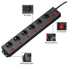 Hama Steckdosenleiste 6-fach