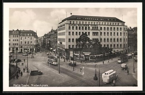 Halle saale riebeckplatz mit - /saale,,