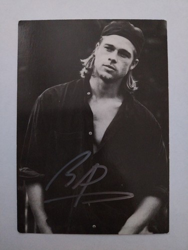 Brad pitt autogramm - brad, signiert