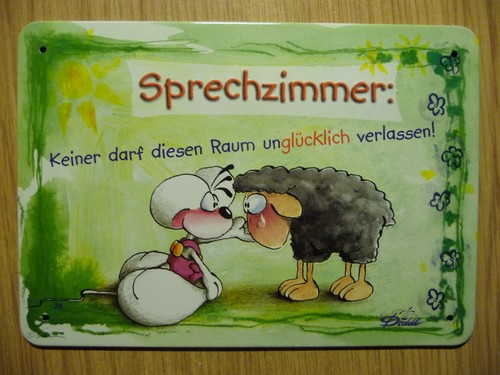 Deko schild blech tür - deko,