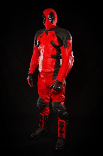Deadpool motorradanzug leder - deadpool, motorradanzug,