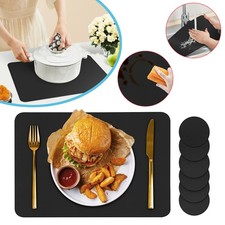 6er Platzsets Leder Tischset