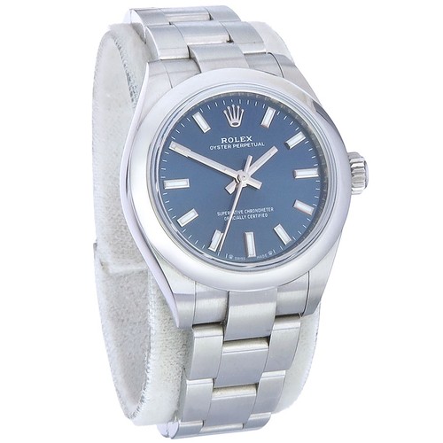 Rolex oyster perpetual - 28, blue