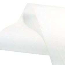 Stickvlies Einlage Reißvlies Stoff 90cm breit Sticken Meterware Weiß