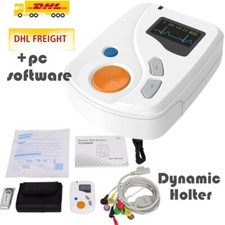 Dynamisches 12-Kanal-EKG-Holter 24-Stunden-Analyse-Rekorder PC-Software DE Lager