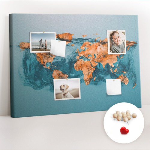 Wandtafel korkplatte tafel - korkplatte,