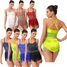 DE Damen Glitzer Strass Chacha