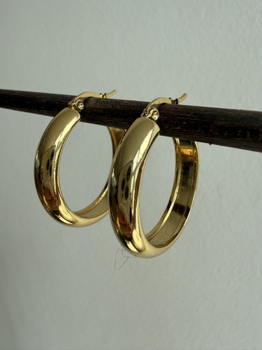 Wunderschöne goldene creolen - goldene,