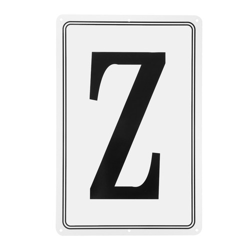 Aluminium-Buchstaben-Schild