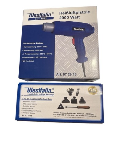 Westfalia heißluftpistole - westfalia,